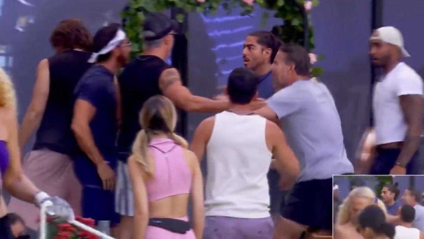 pelea en la casa de los famosos all-stars golpes