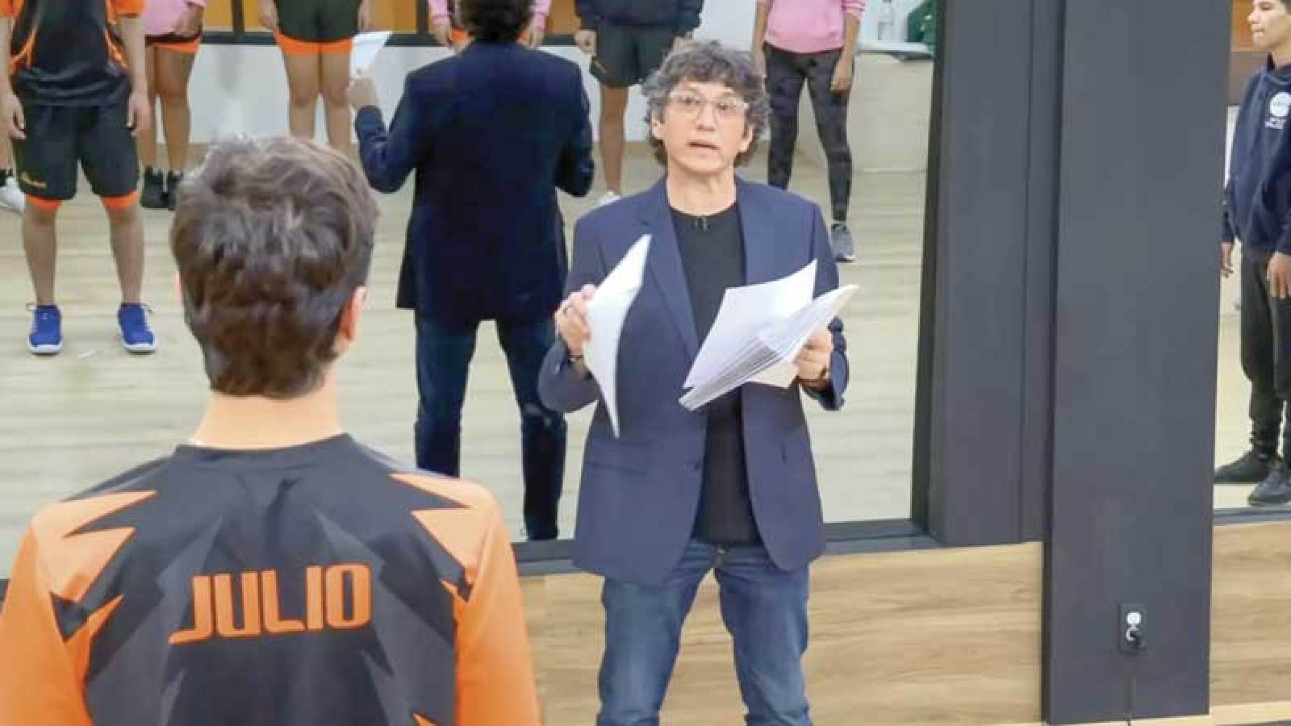 Héctor Martínez, director de La academia