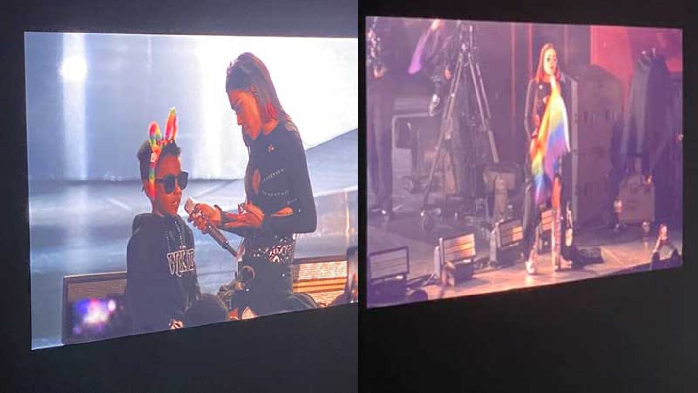 Danna Paola es criticada por los problemas de audio que tuvo en el Auditorio Nacional