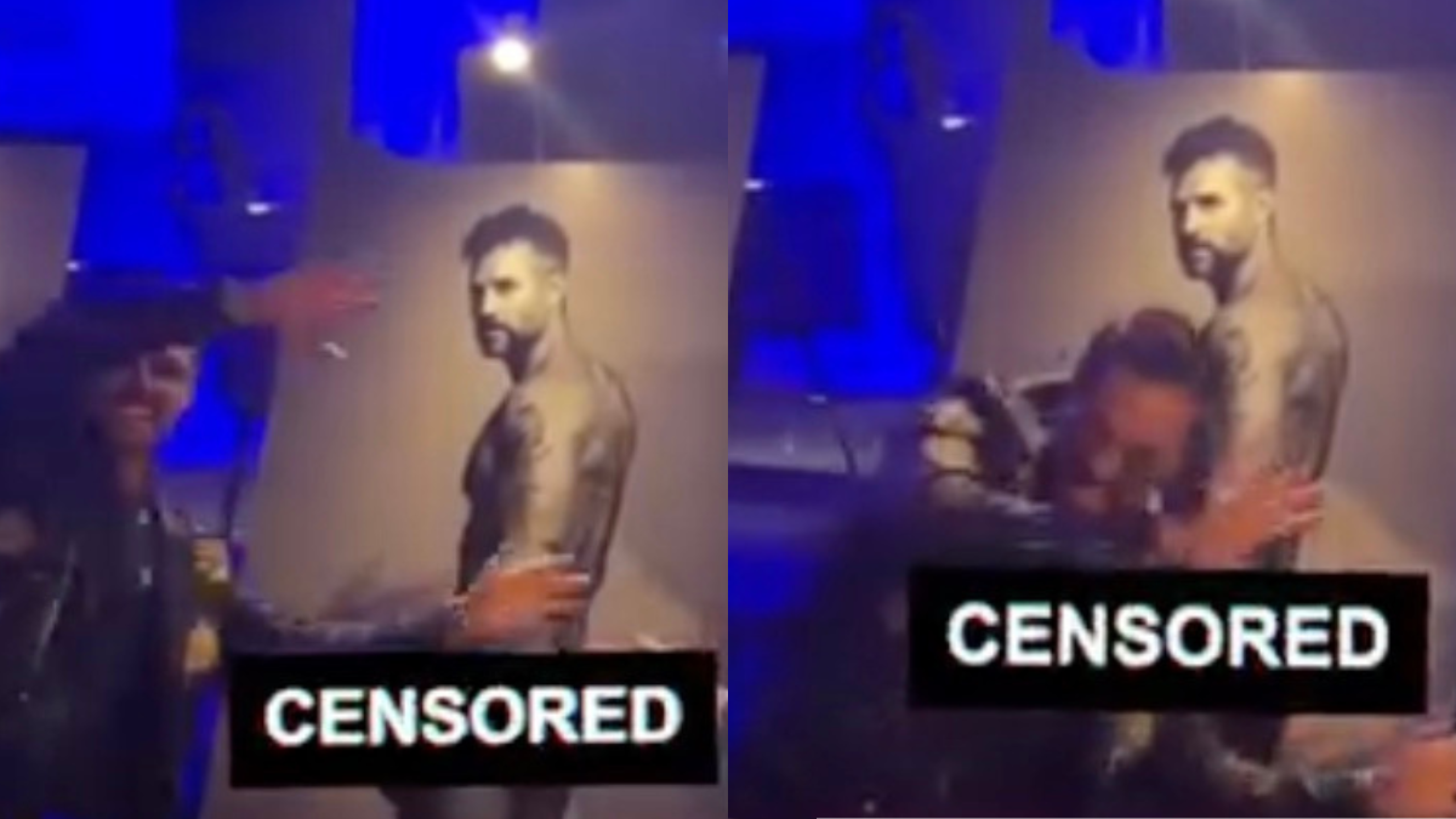 José Rón posó desnudo.