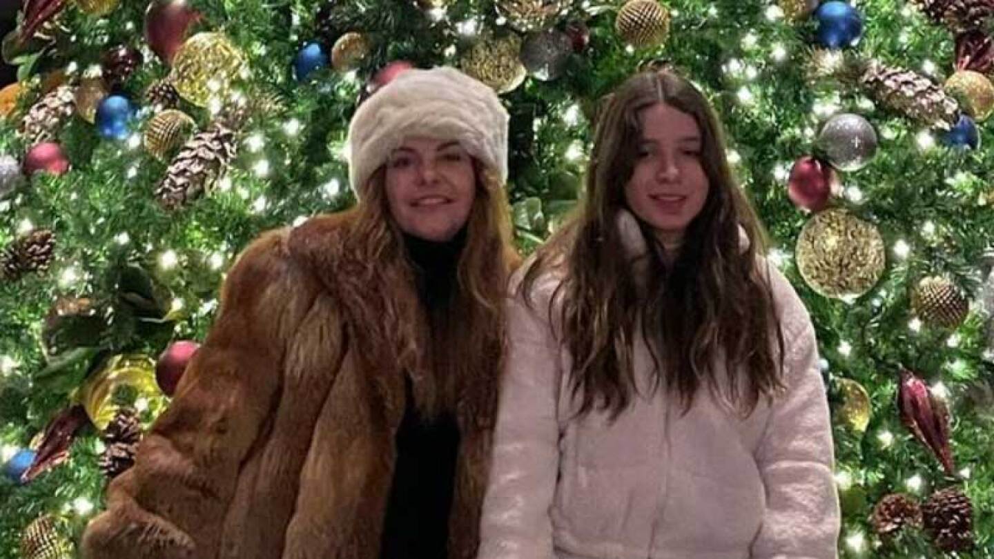 Itatí Cantoral pasó bellos momentos con su hija