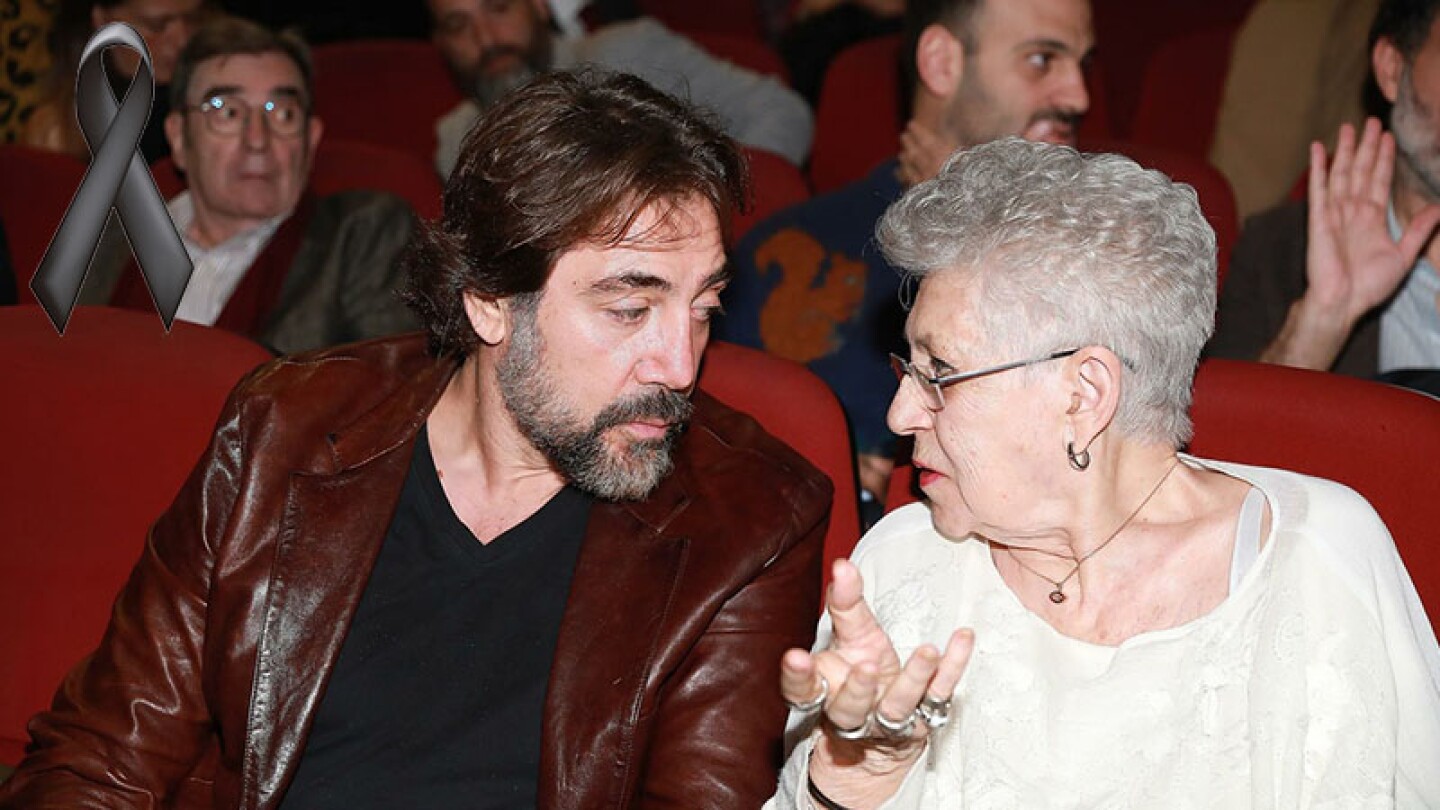 Javier Bardem y su mamá.