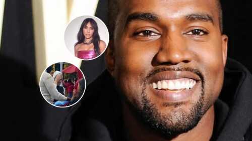 La nueva esposa de Kanye West ya se pasea con los hijos de Kim Kardashian