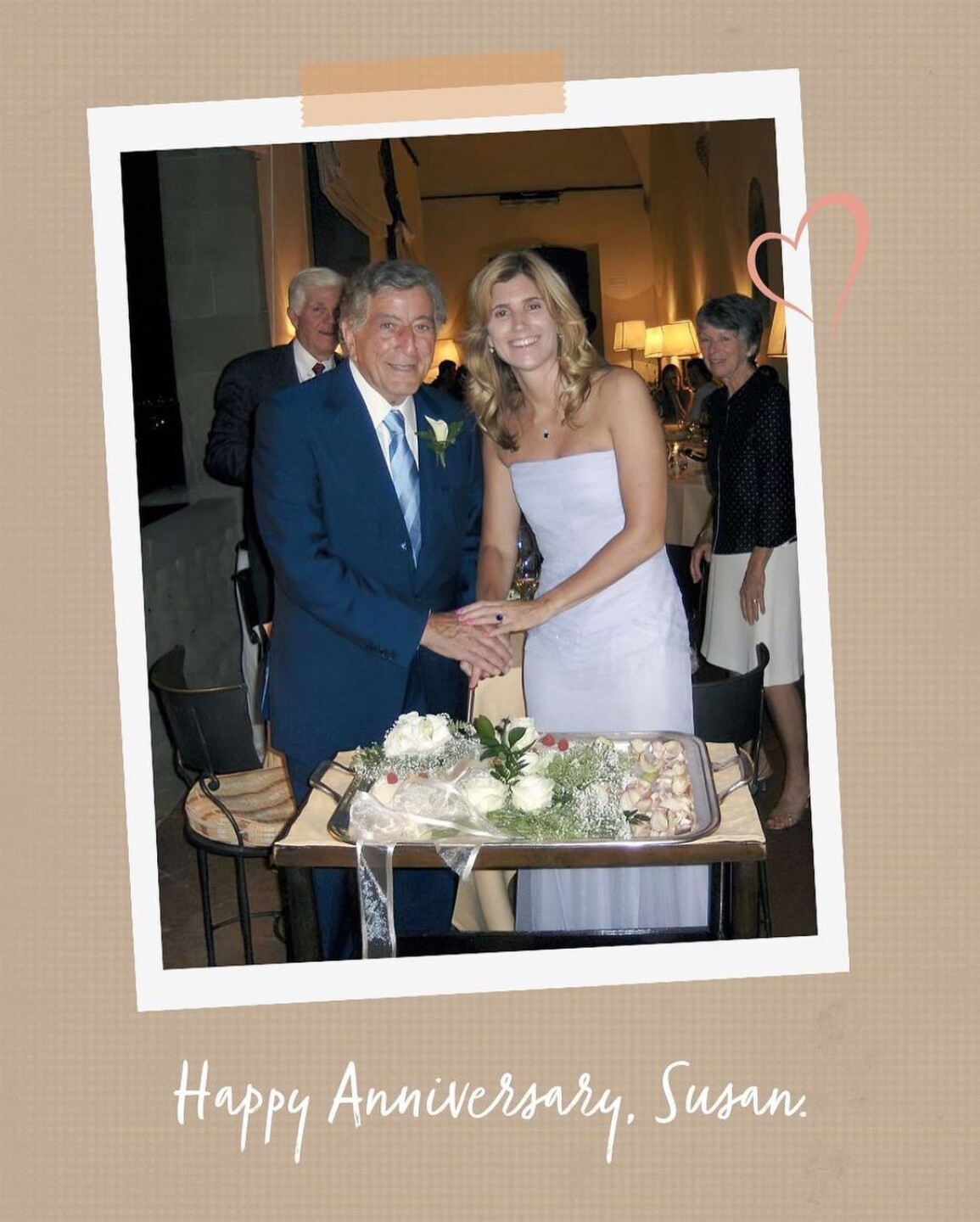 Aniversario de Tony Bennet y su esposa