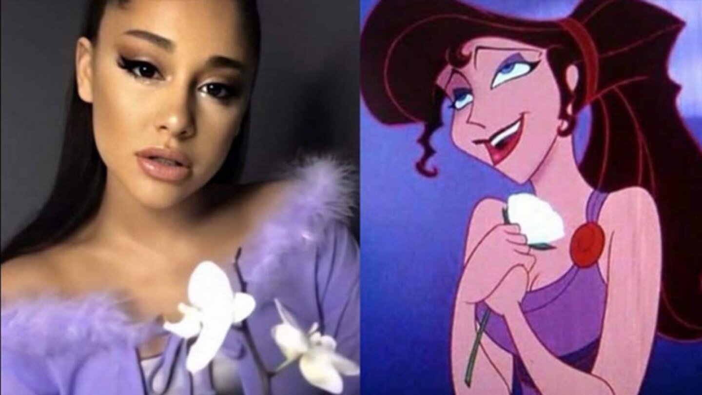 ariana grande hércules película disney