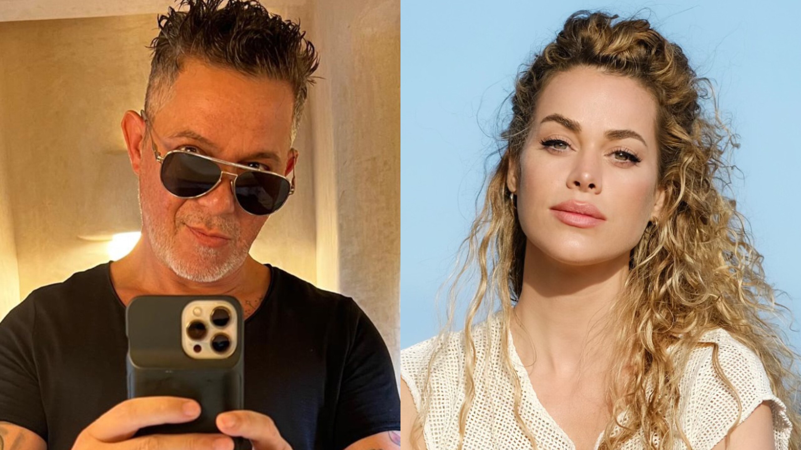 Alejandro Sanz y Candela Márquez