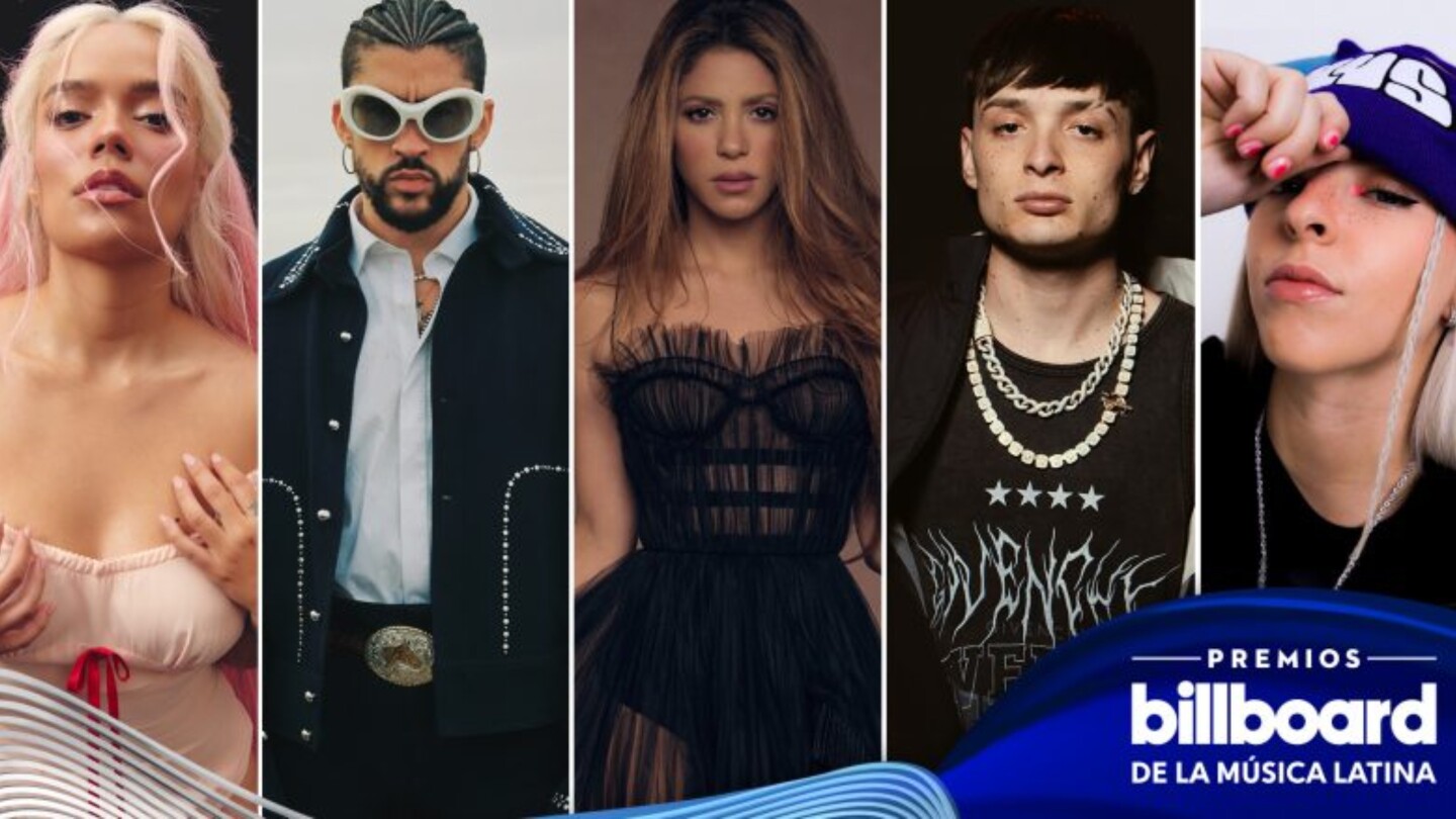 Lista completa de los nominados a los
Premios Billboard Latin Music Awards 2023 por categorías