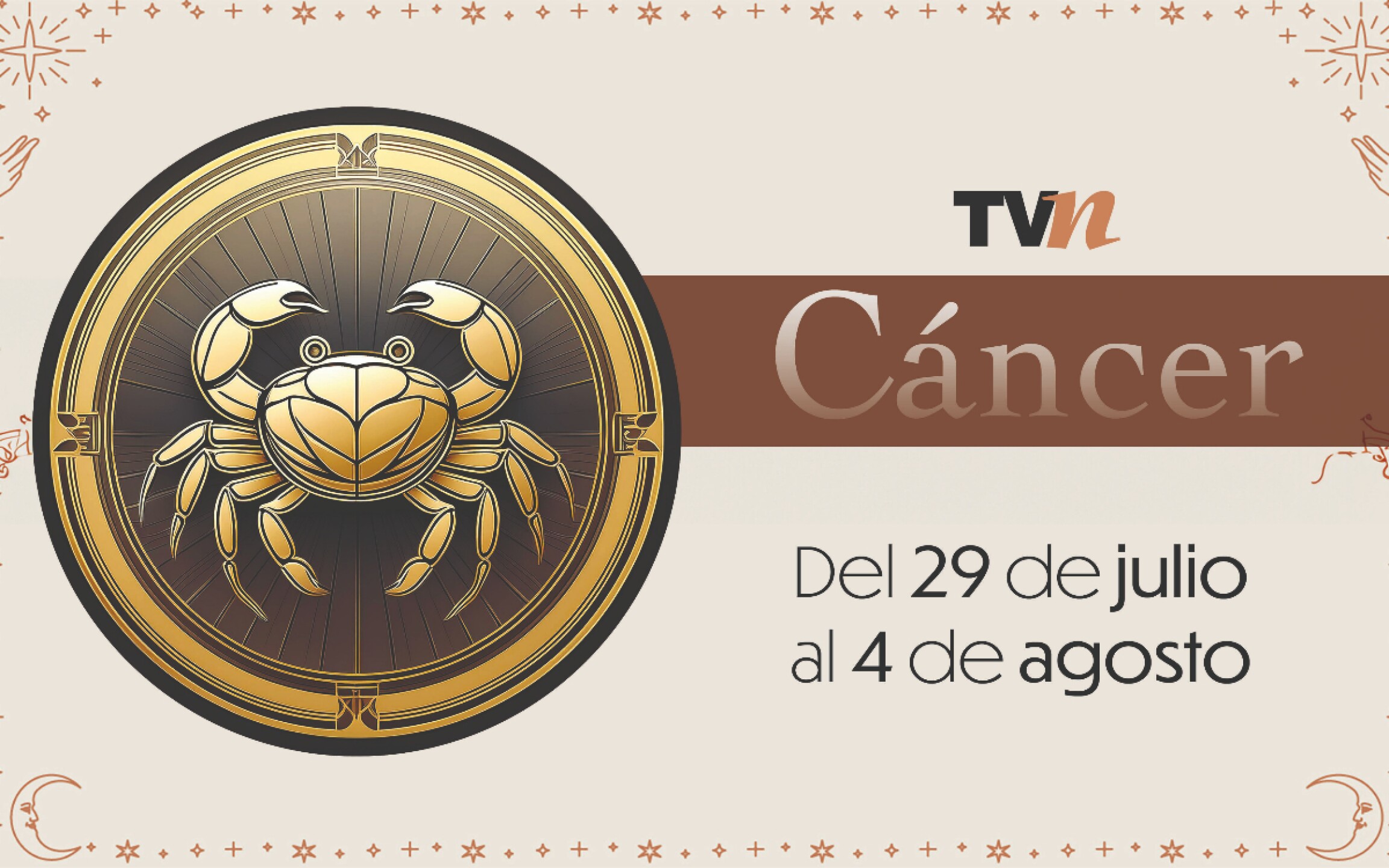 Cáncer Horóscopo semanal del 29 de julio al 4 de agosto del 2025