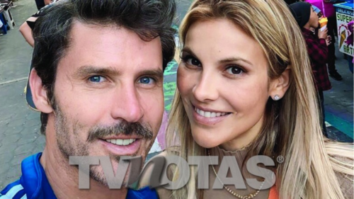 Leonardo García y su novia