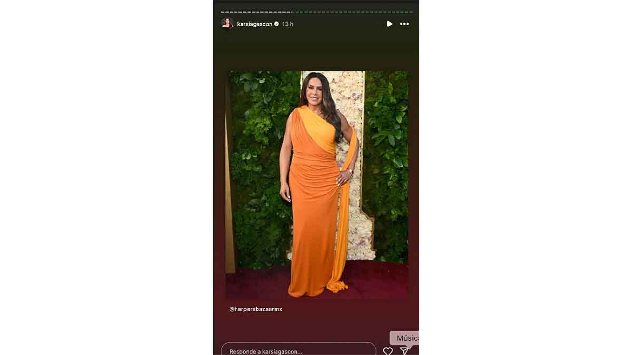 Karla Sofía Gascón en los Golden Globes 2025