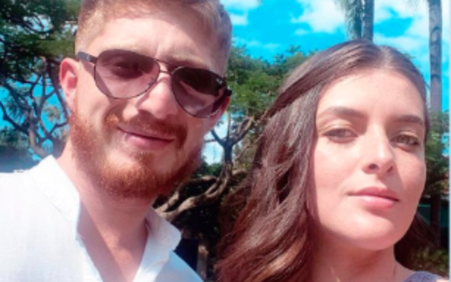 Octavio Ocaña y su novia Nerea Godínez