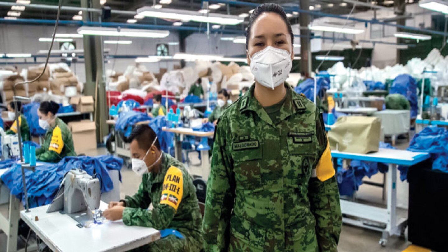 Militares SEDENA apoyo hospitales Covid México Pandemia Cubrebocas Trajes Quirúrgicos Ayuda humanitaria