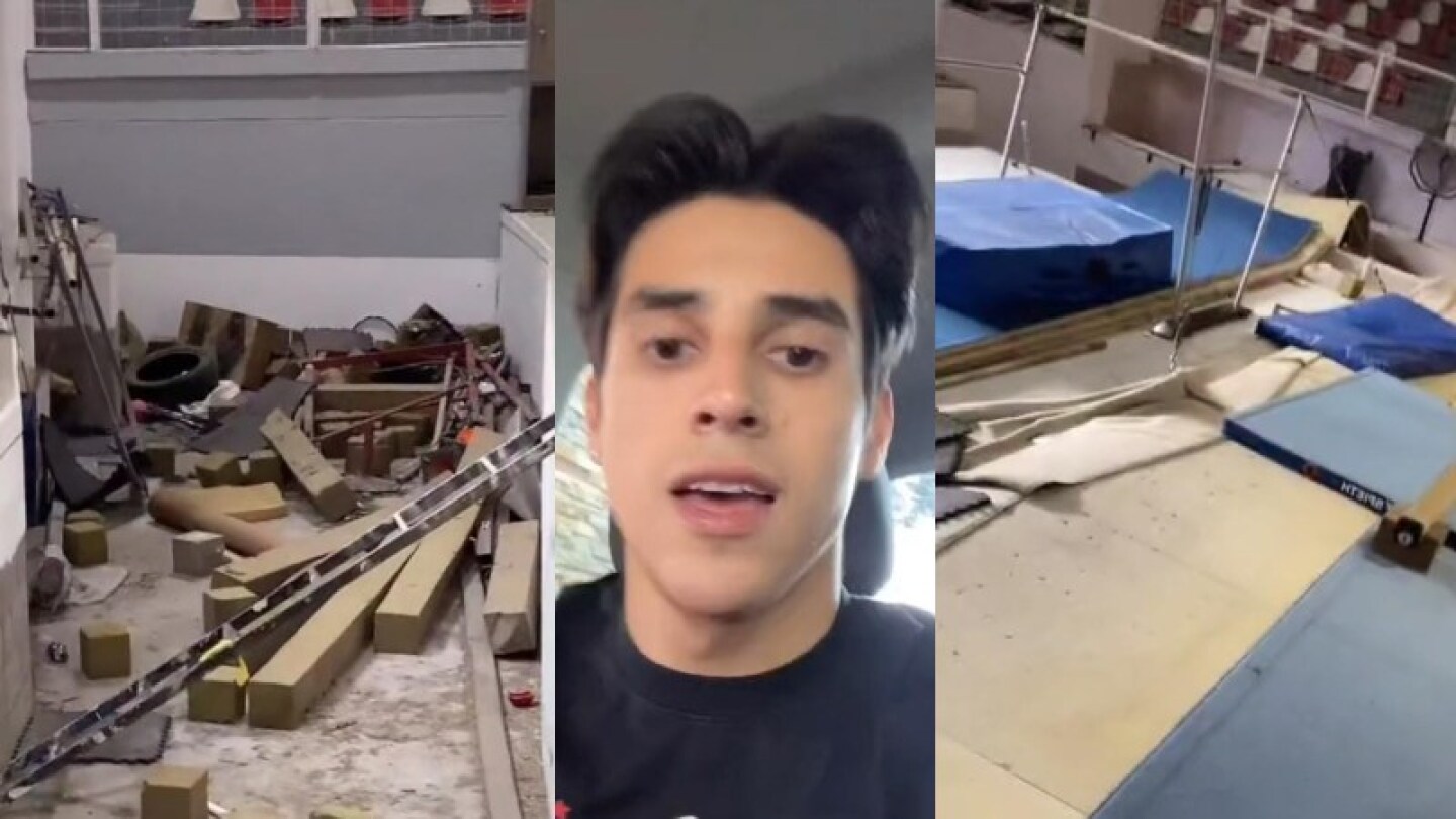 Gimnasta mexicano revela malas condiciones gimnasio entrenar