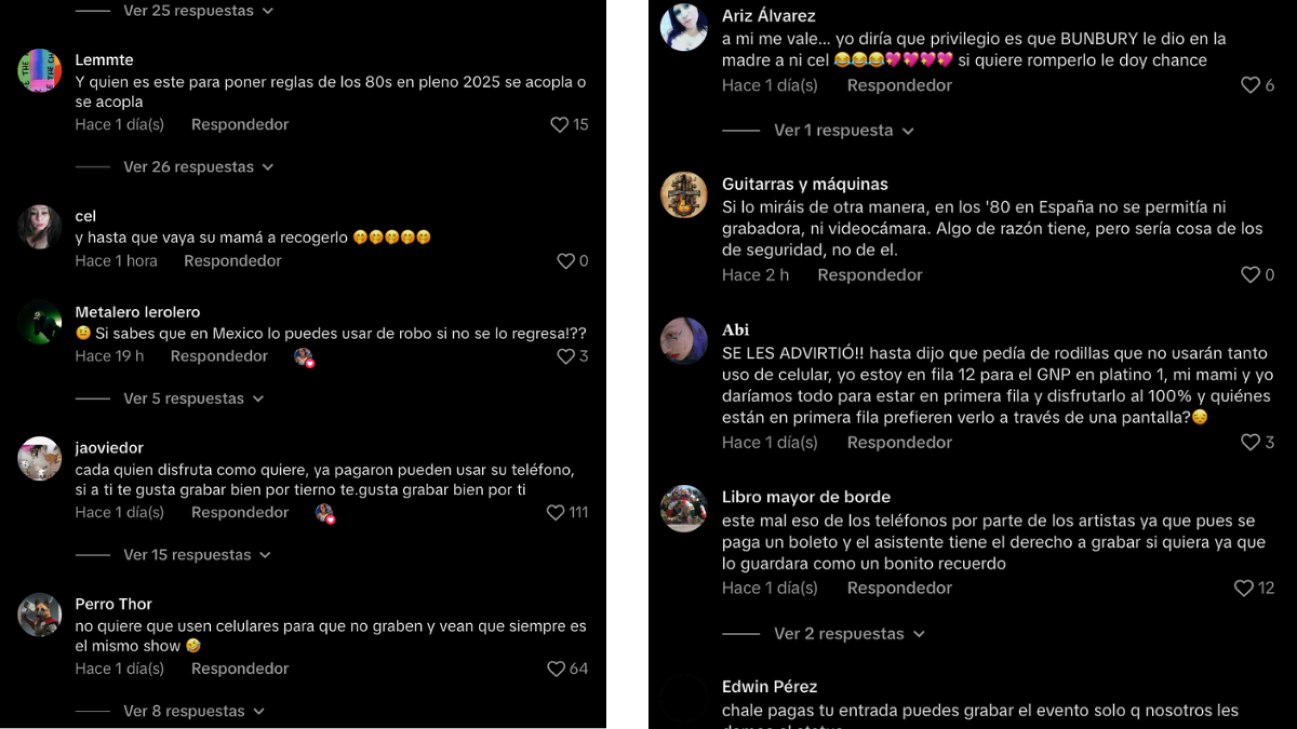 Debate en redes por actitud de Enrique Bunbury