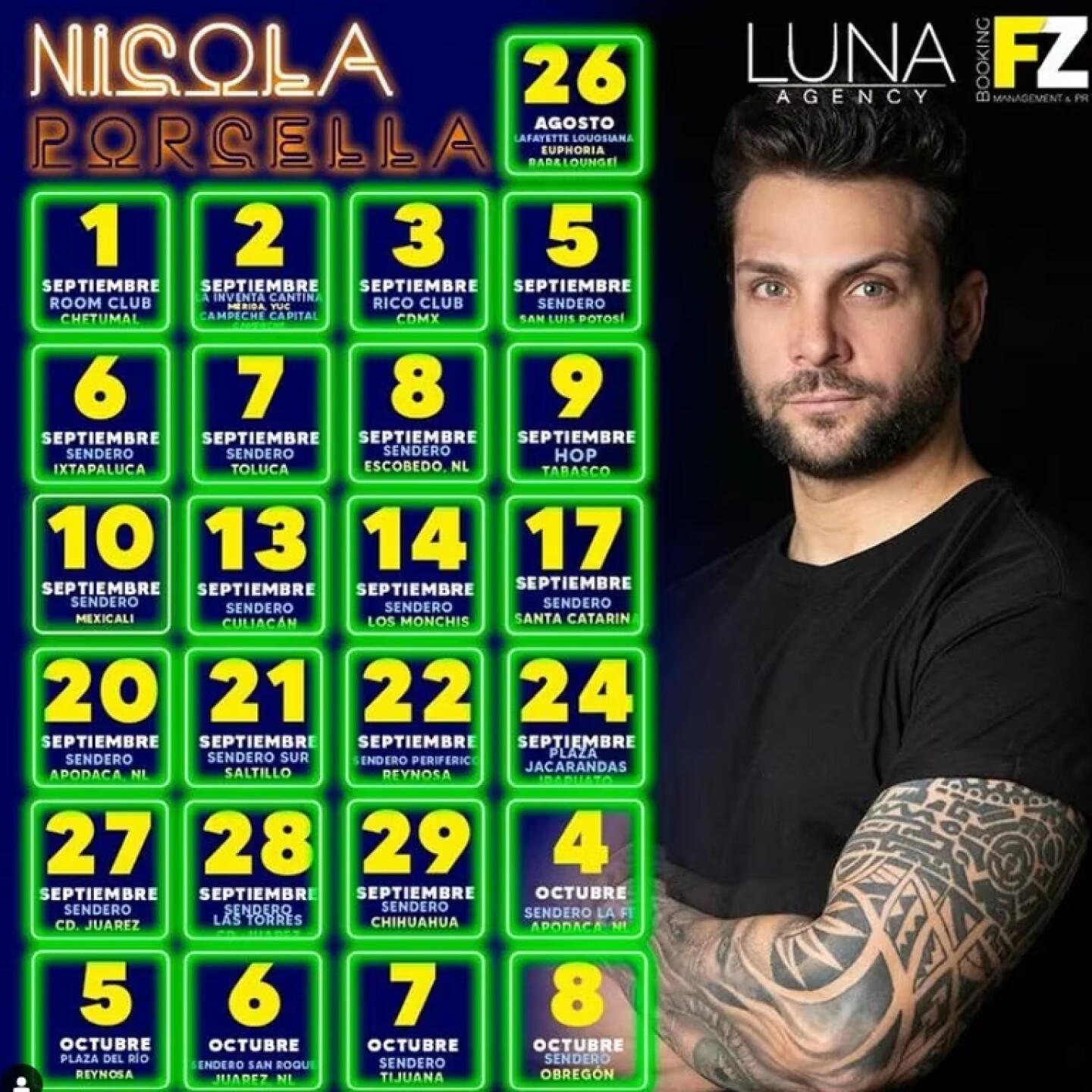 Nicola Porcella gira