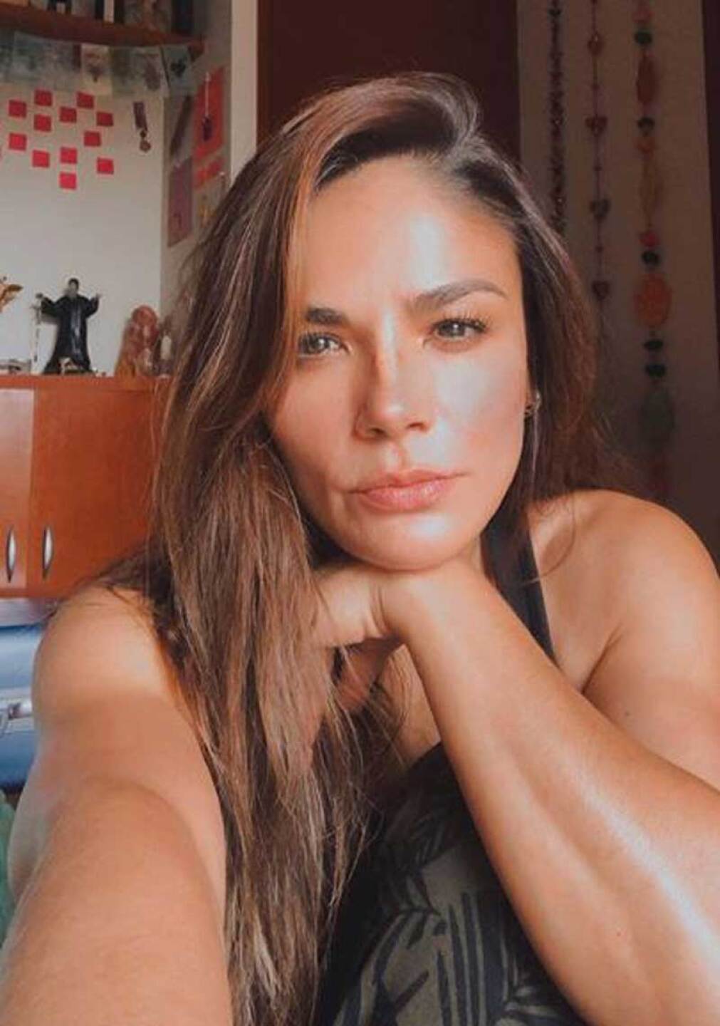 La actriz acababa de terminar con su novio.