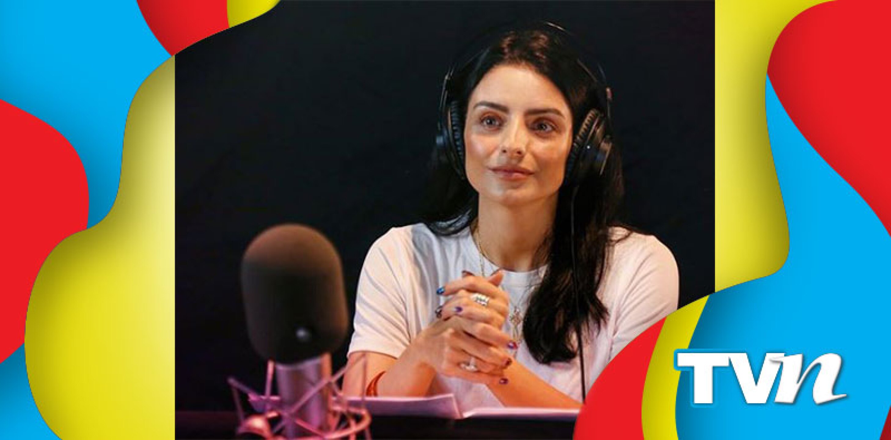 La actriz estaba emocionada.