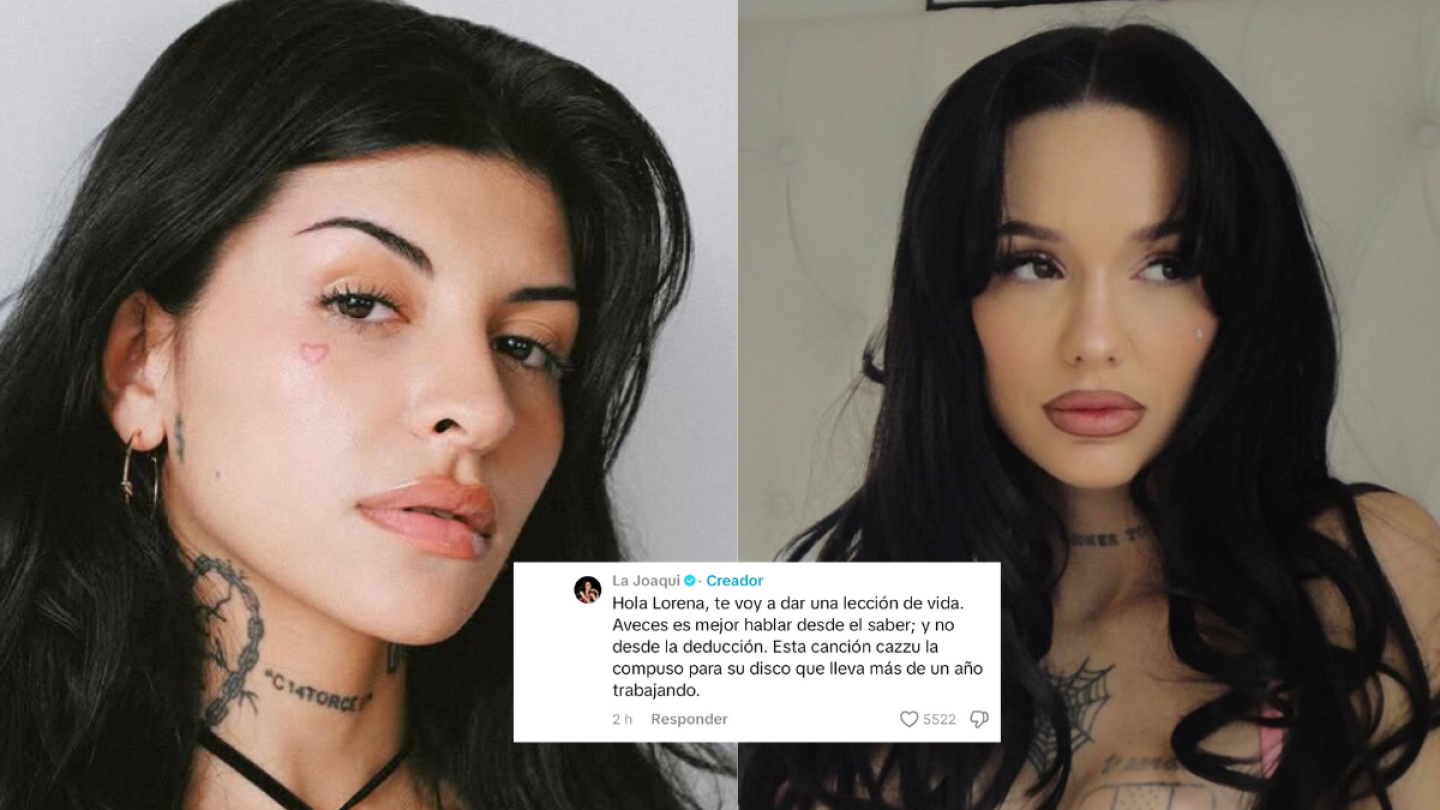 La Joaqui defiende a Cazzu tras estreno 'Con otra'