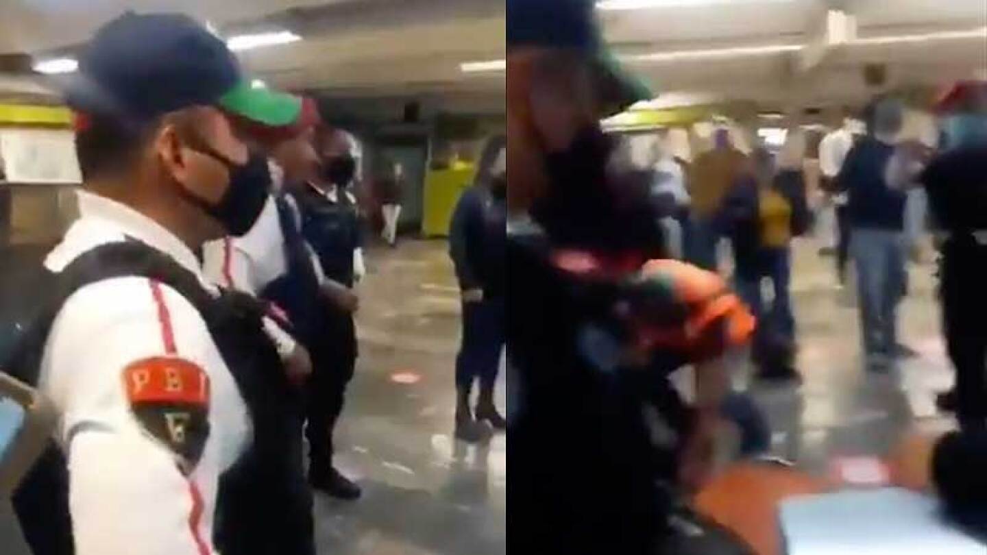 SSC abre carpeta de investigación contra policía que agredió a un usuario del metro
