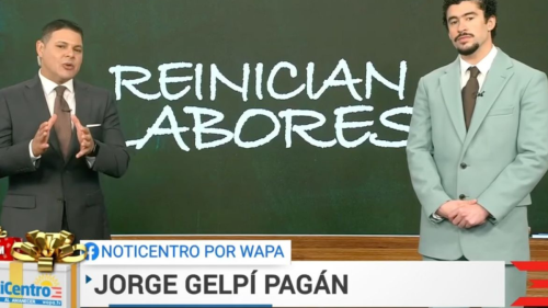 Bad Bunny es presentador de noticiero