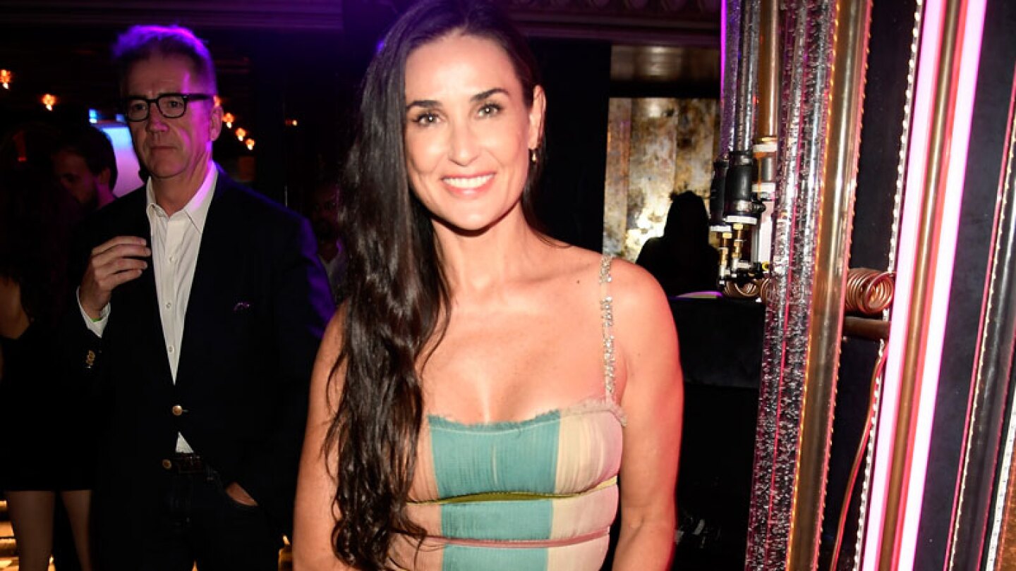 A Demi Moore se le cayeron los dientes por culpa del estrés