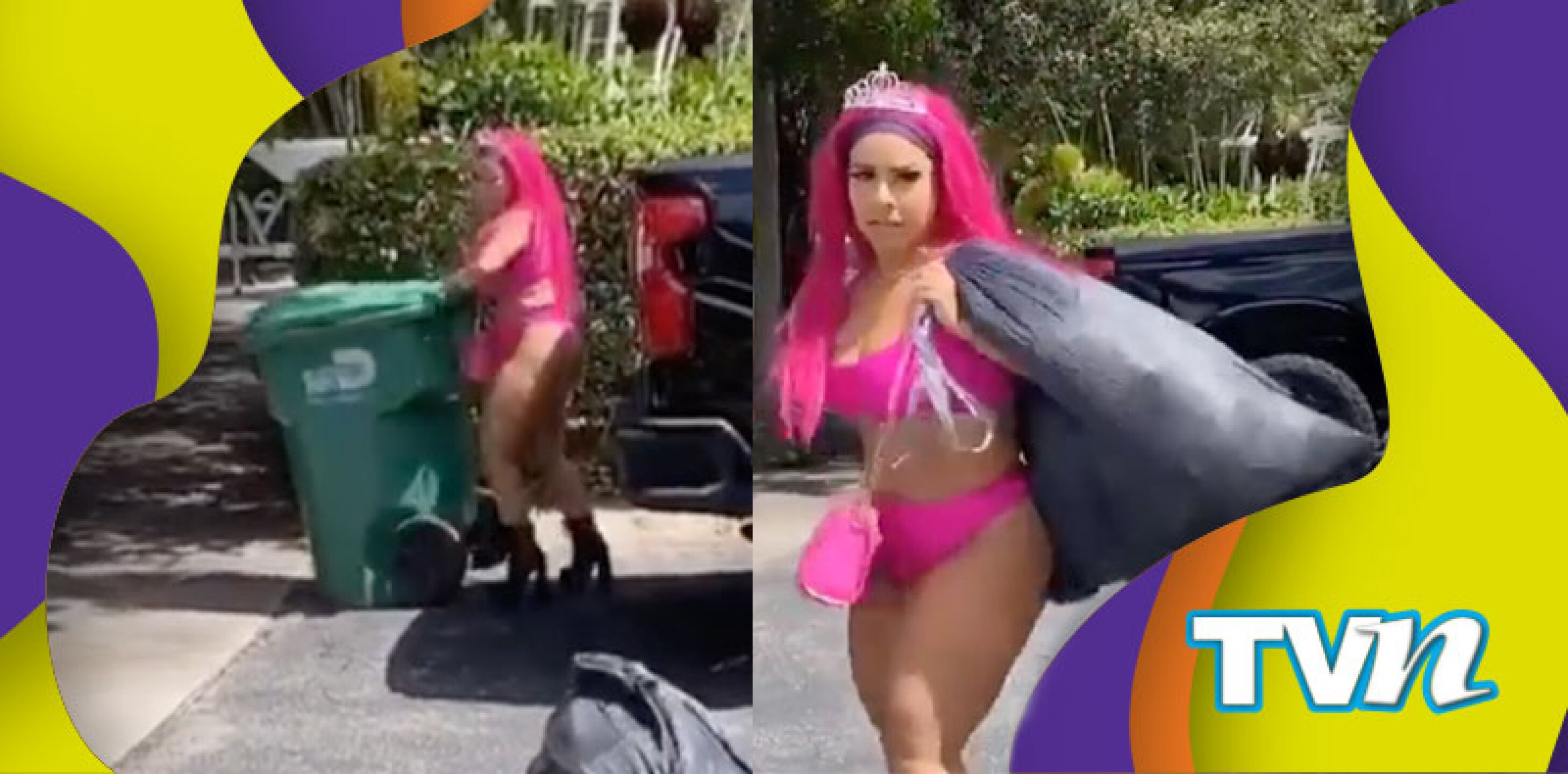 Carolina Sandoval La Venenosa Redes Sociales Instagram TikTok Paños Menores Pudor Bikini Tareas del hogar