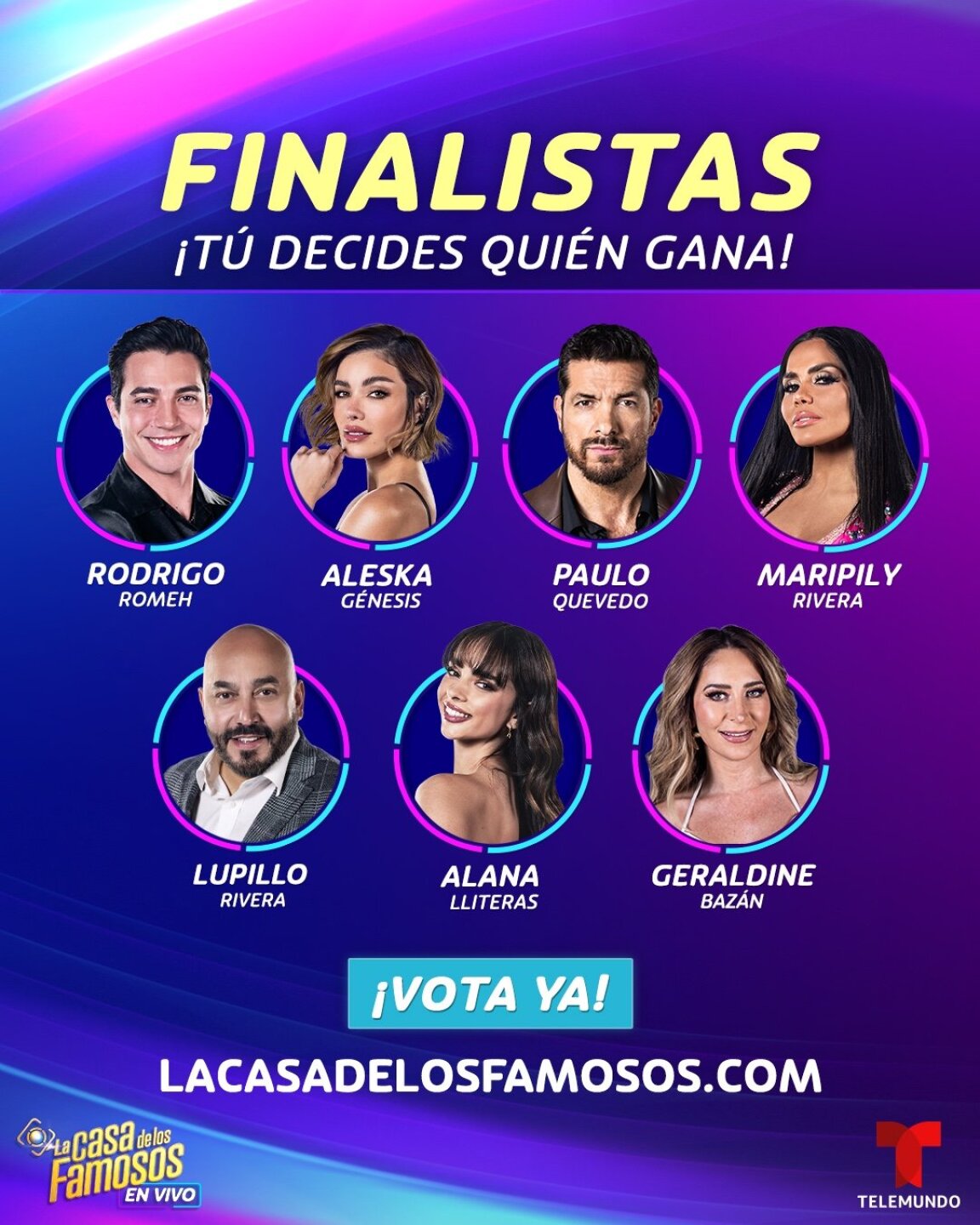 Finalistas de La casa de los famosos 4