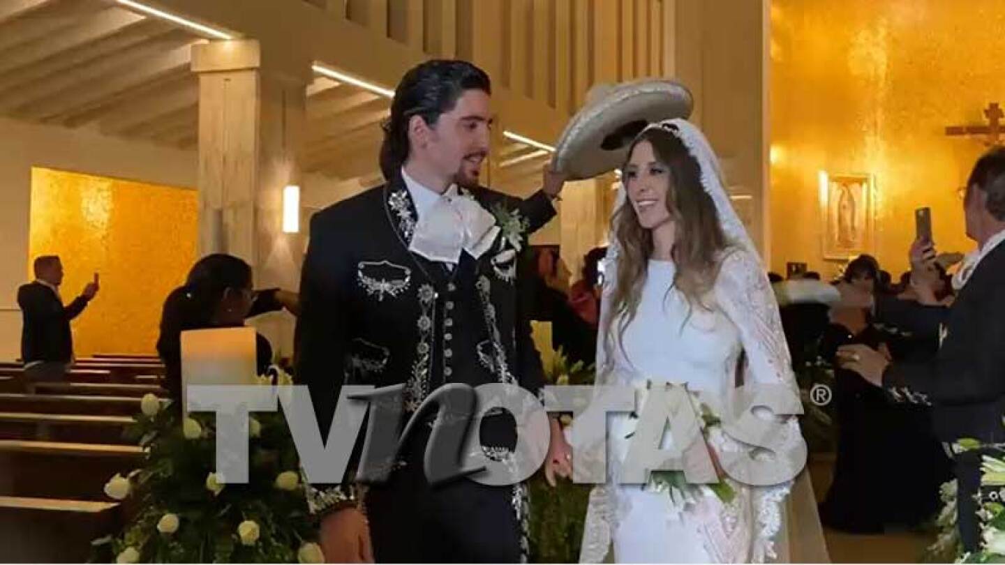 Primeras imágenes de boda de Alex Fernández y Alexia Hernández
