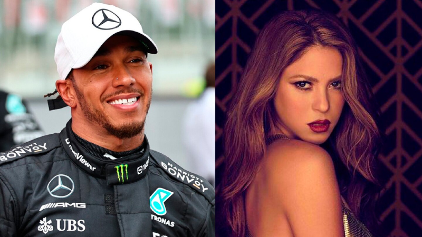 Shakira y Lewis Hamilton pasaron la noche
