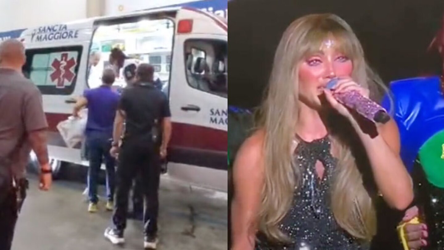 Anahí abandonó concierto Brasil en ambulancia