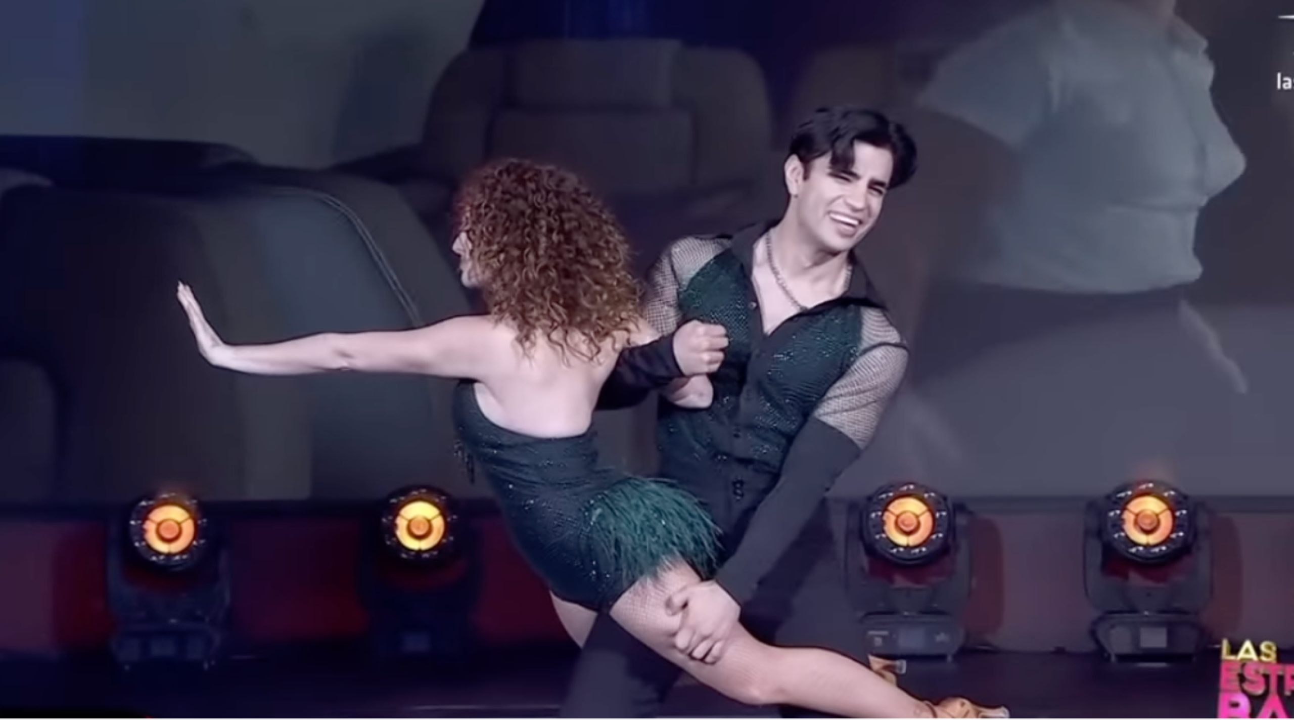 Briggitte Bozzo y Aarón Mercury en Las estrellas bailan en Hoy