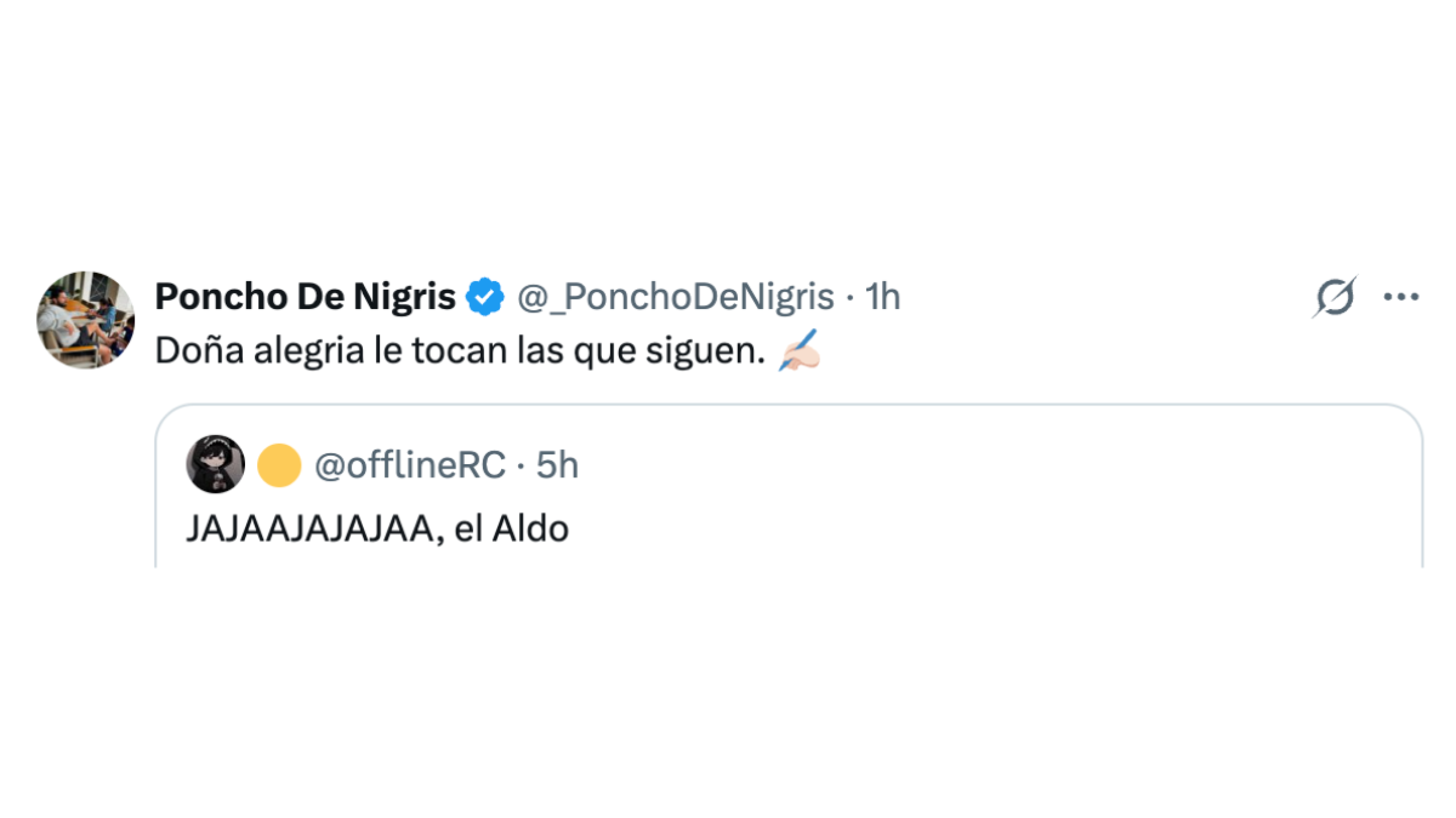 Poncho de Nigris