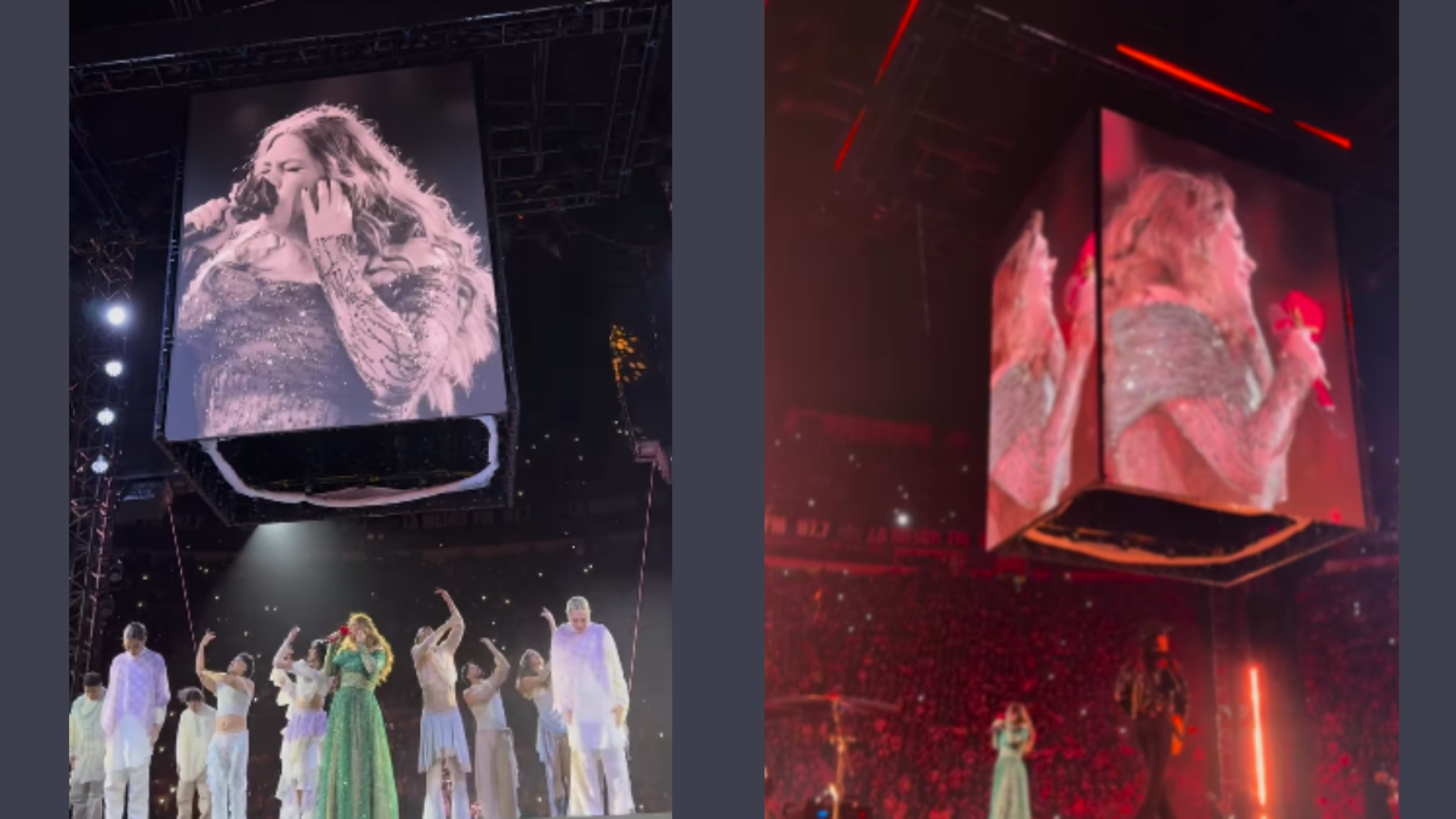 Yuridia en la Monumental plaza de toros México, abril 2025