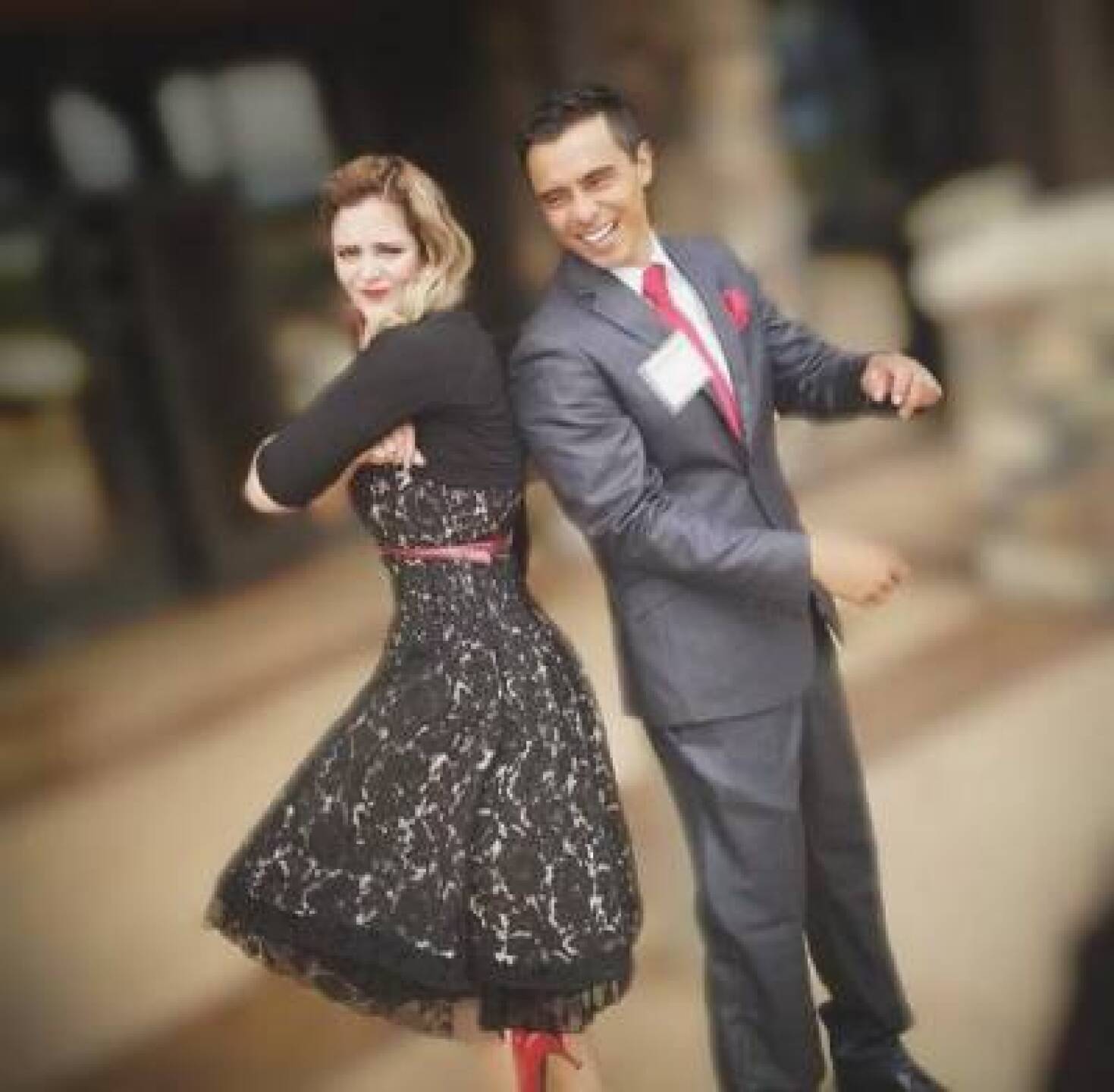 Allisson Lozz y su esposo