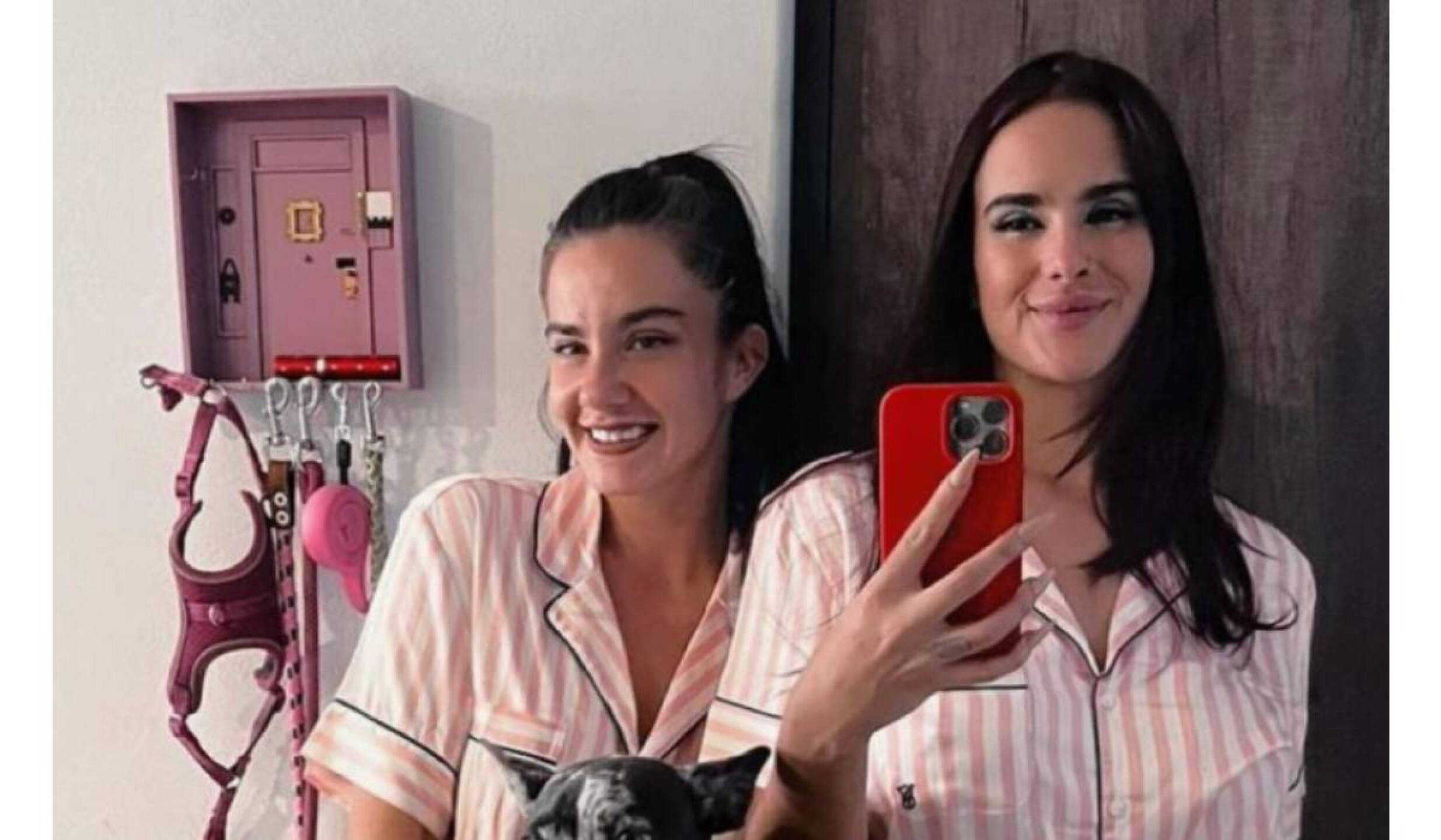 Gala Montes y su hermana