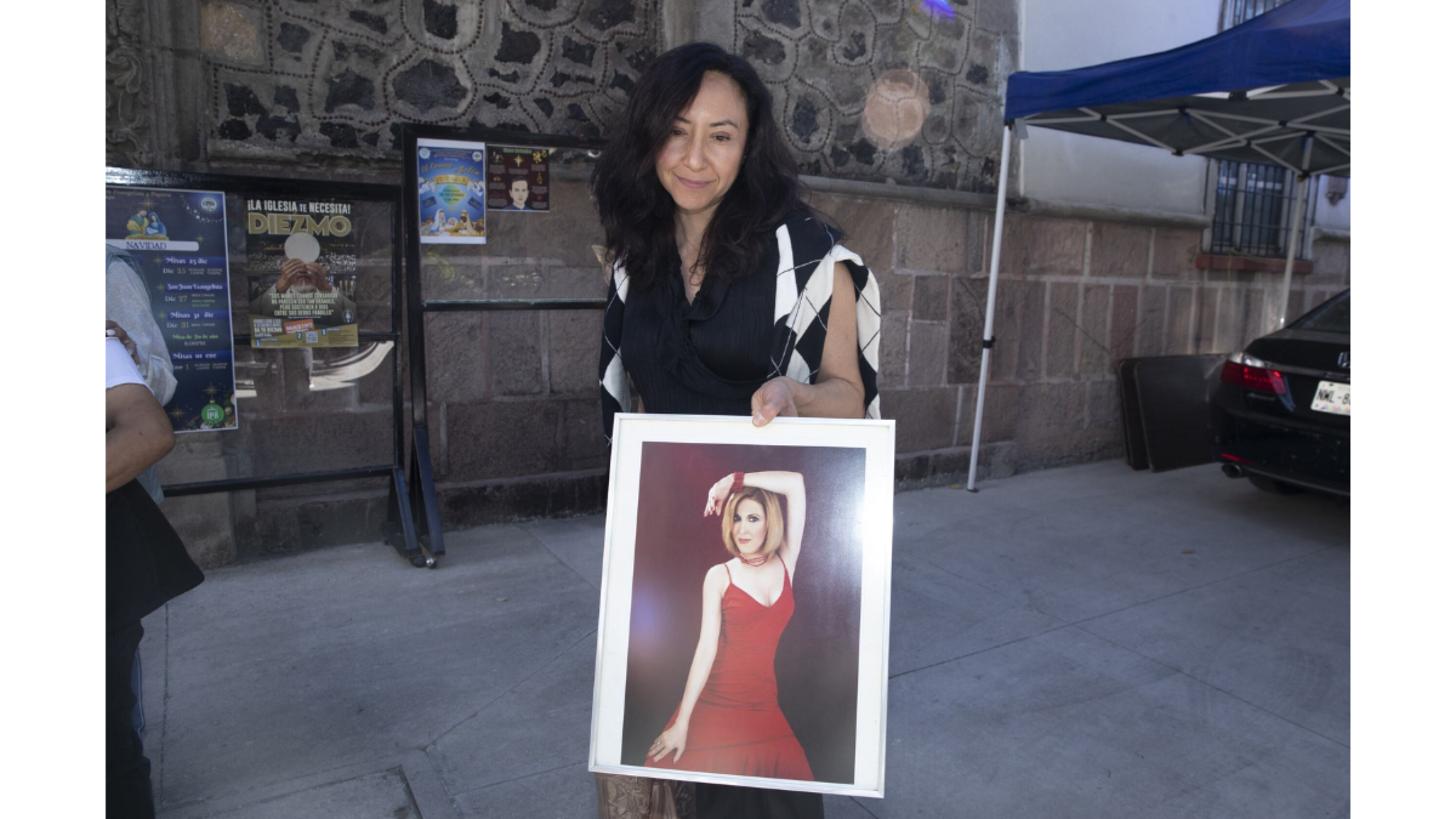 Rosa Elvira, prima hermana de Rosita Pelayo, albacea del testamento