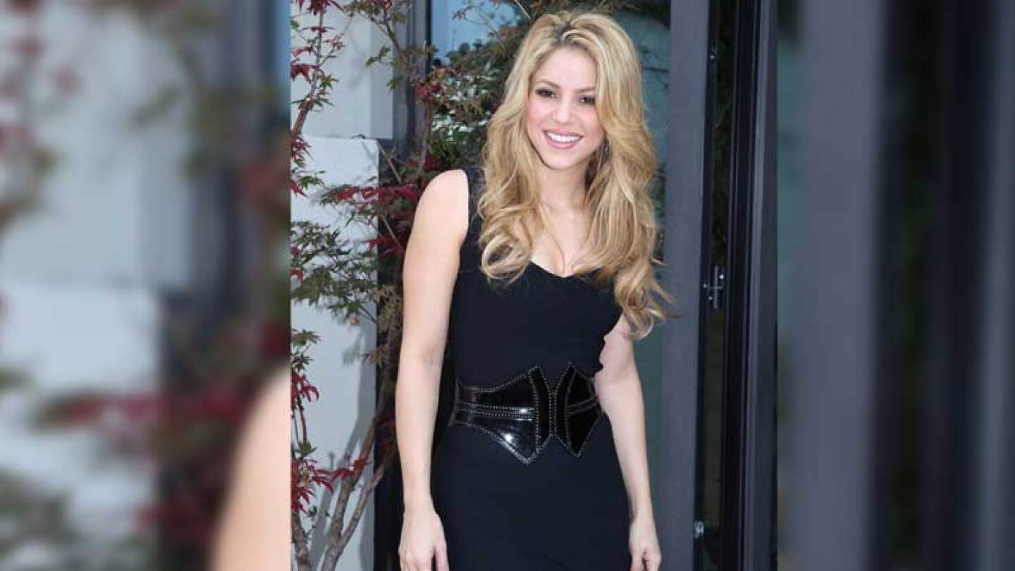 Shakira está en los ensayos para su gira