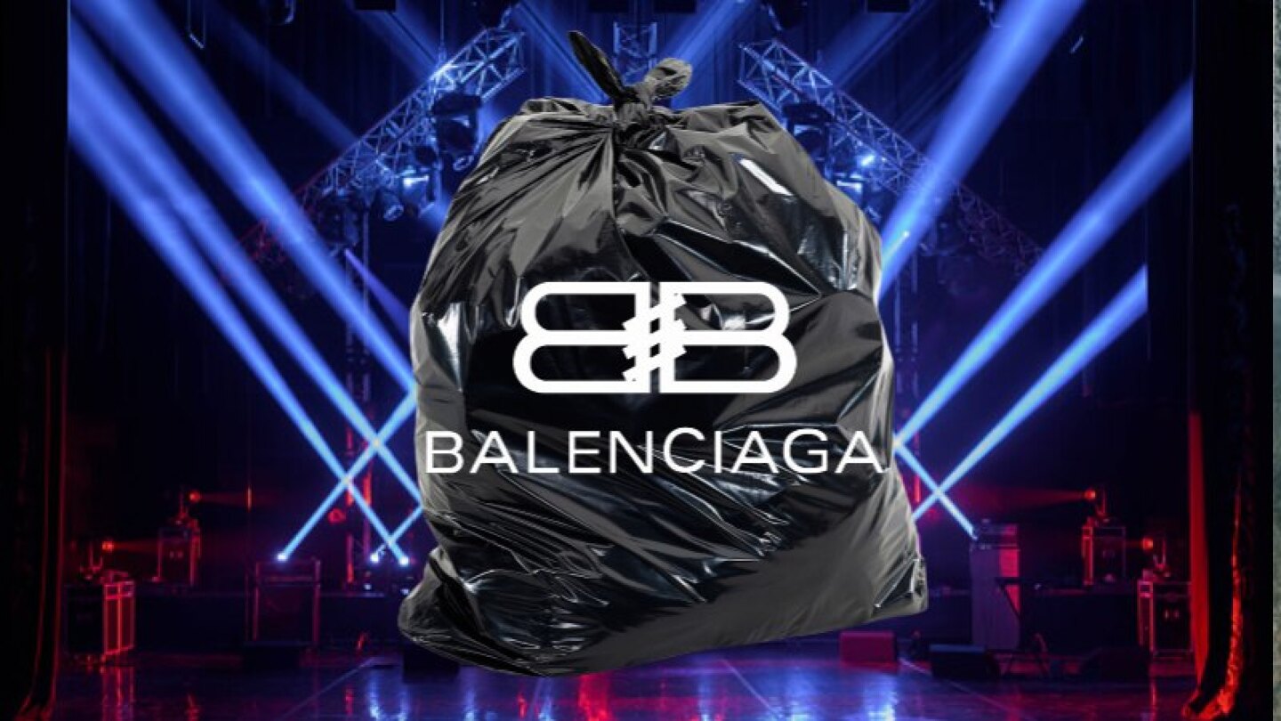 Balenciaga lo hace de nuevo: vende "bolsa de basura" en más de 36 mil pesos