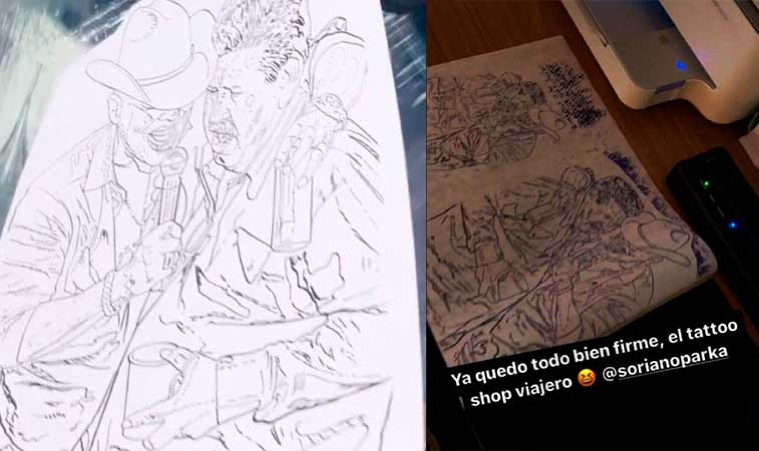 Eduin Caz tiene más de seis tatuajes