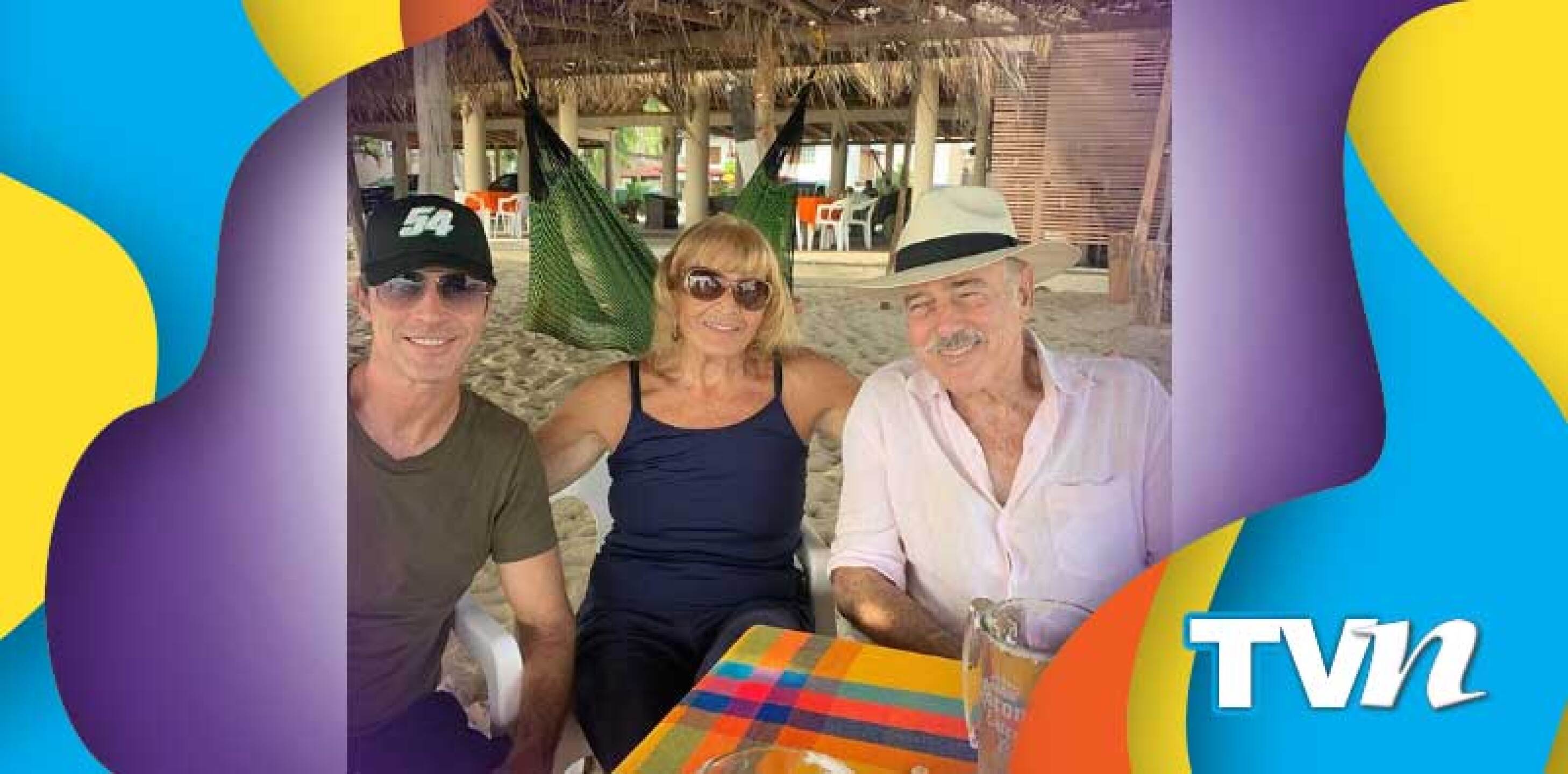 Leonardo grabó un video junto a su padre