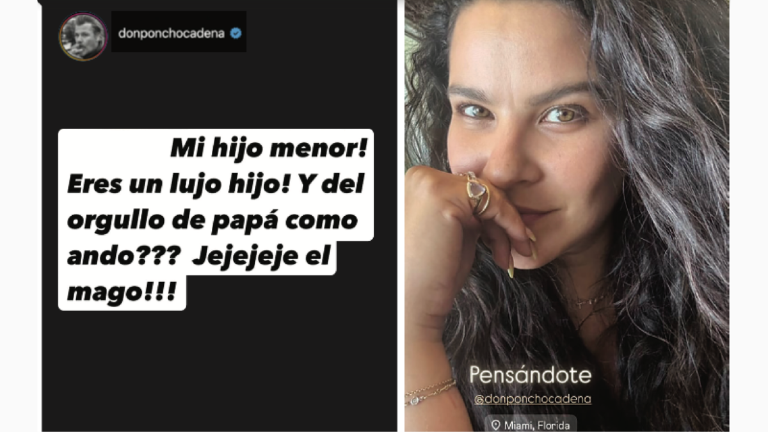 El chef Poncho asistió a la graduación de su hijo, pero Litzy no pudo acompañarlo por compromisos laborales.png