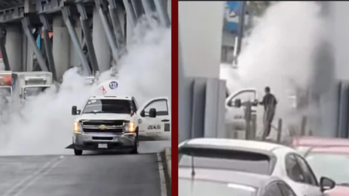 Pipa de gas sufre accidente en Tláhuac