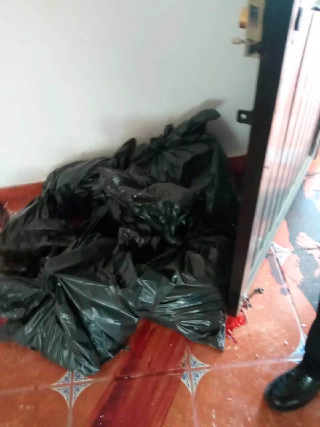 Así quedó la vivienda afectada