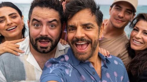 Eugenio Derbez y su familia