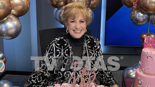 Maxine Woodside celebró 34 años de su programa rodeada de grandes amigos