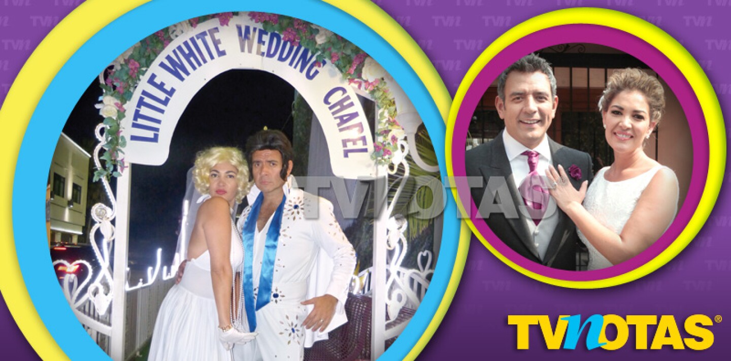 Héctor Sandarti se casó en Las Vegas.