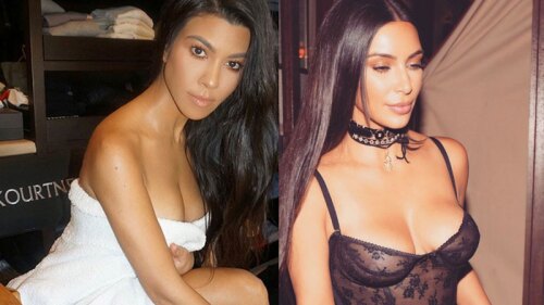 Kourtney reta a Kim y la humilla en tanga.