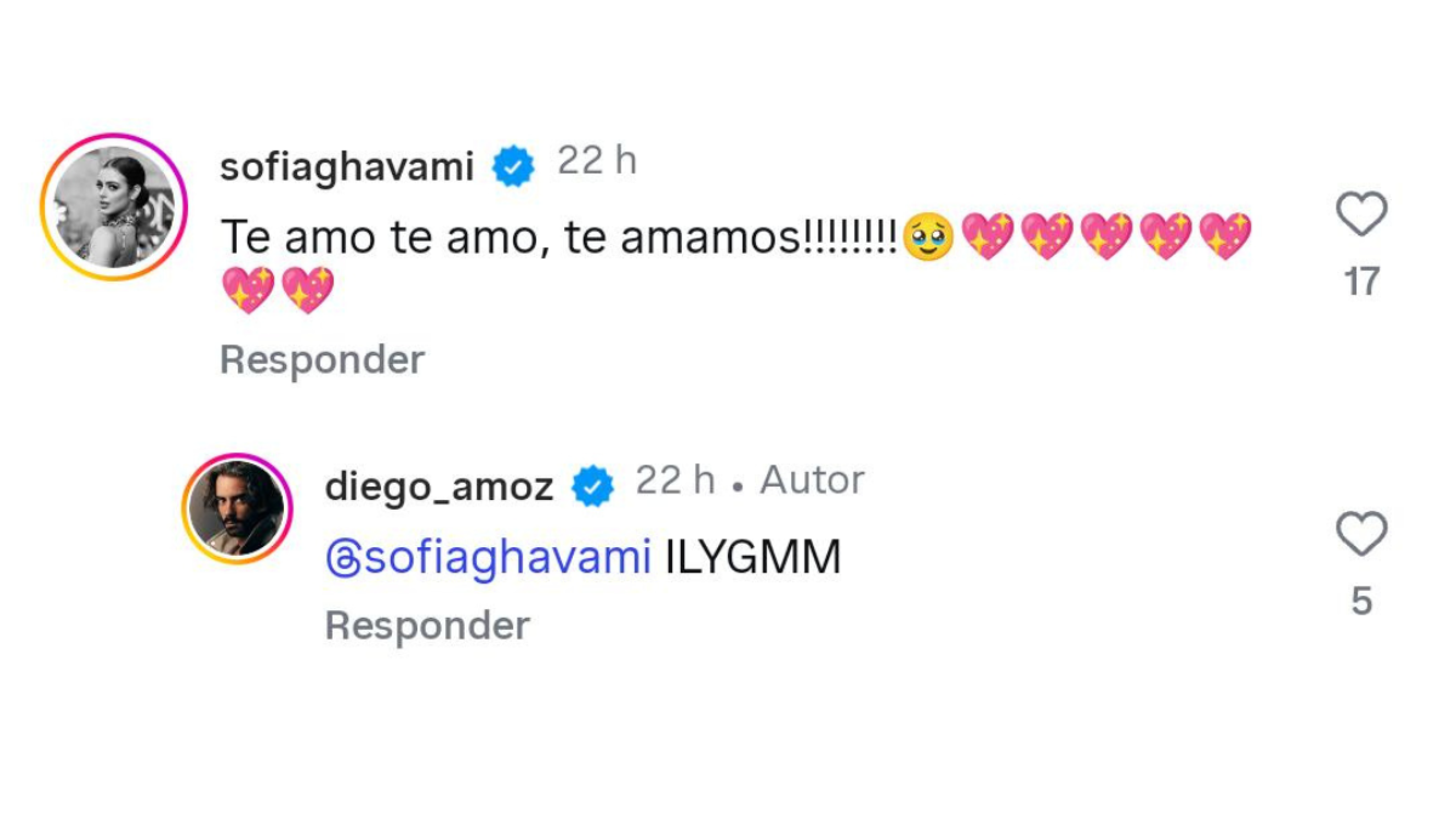 Sofía Ghavami, pareja de Diego Amozurrutia, también le contestó al actor.