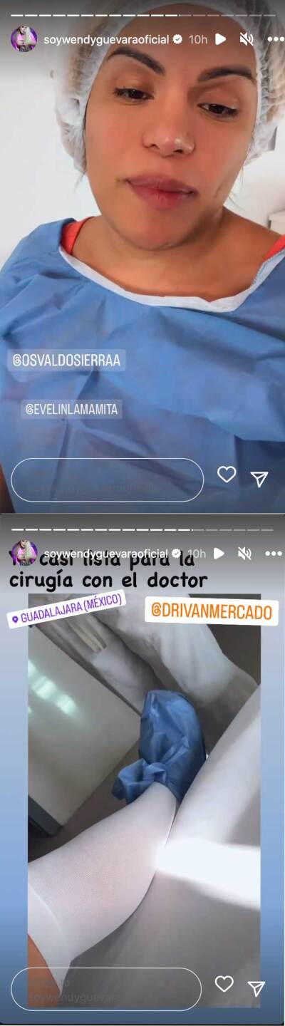 Wendy Guevara mostró lo adolorida que estaba