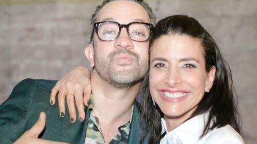 Verónica Toussaint y Chumel Torres